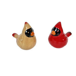 HMK Set of Salt & Pepper Shakers Cardinal Birds Hallmark